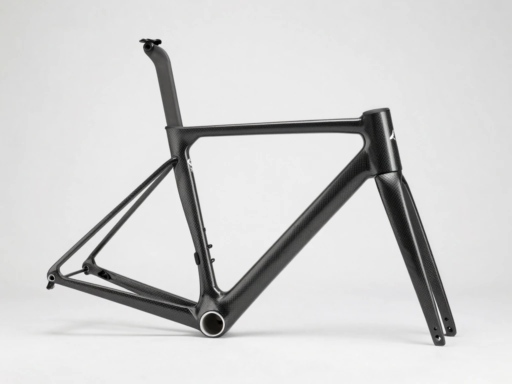 Carbon fiber bicycle frame